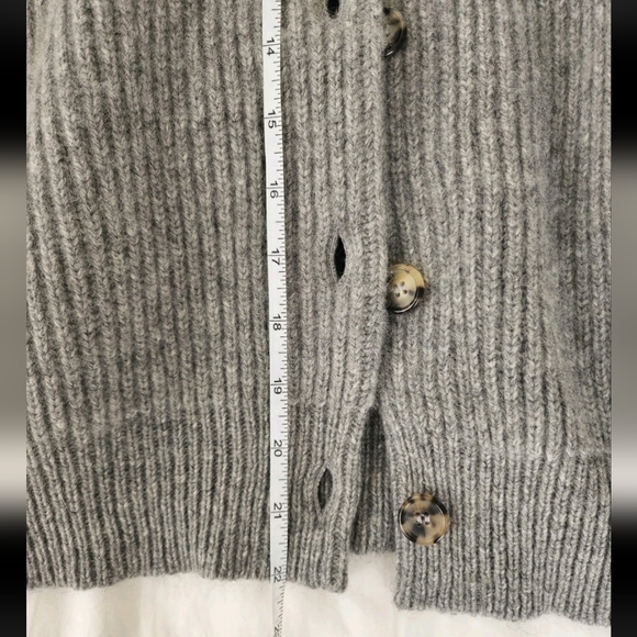 Khaite Michaela Fair Isle cashmere-blend cardigan XL Excellent Condition Women's - Picture 10 of 11